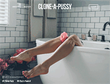Tablet Screenshot of clone-a-pussy.com